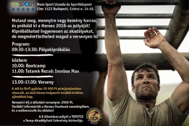 Heroes akadályfutás és verseny - OCR a "Fitt az Ősz" keretében